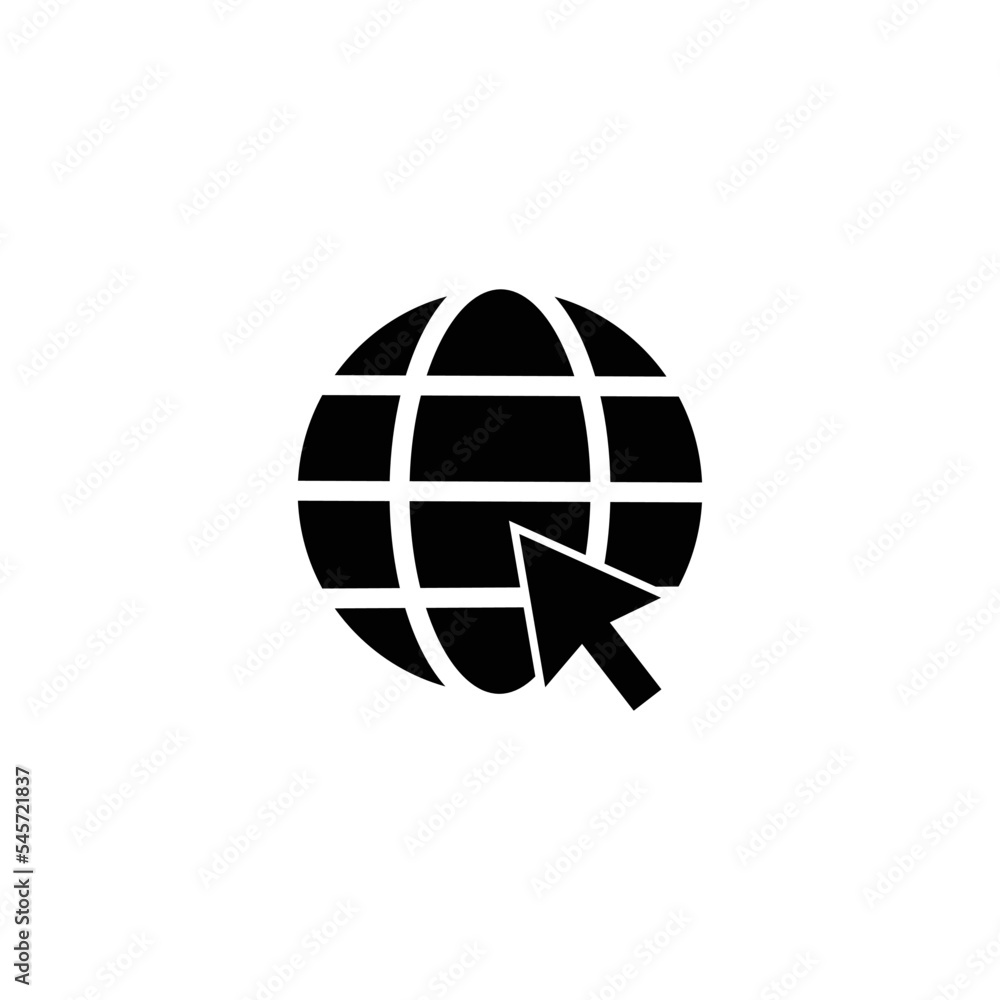 Globe world icon vector logo design template Globe world icon vector logo design template