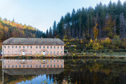 Bei Trippstadt- Kahrlstalschlucht-Pfalz im Herbst photo