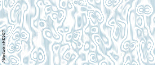 background with abstract bluie colored vector wave lines pattern - design element illustration	 photo