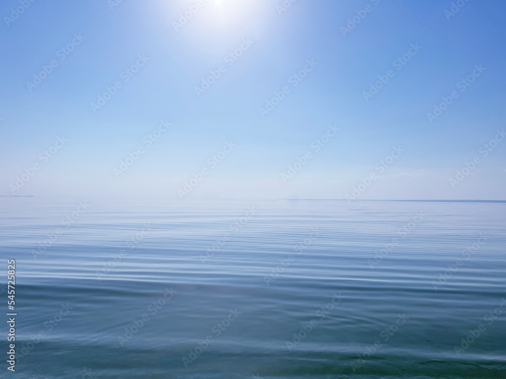 Obraz premium Blue sky sea.