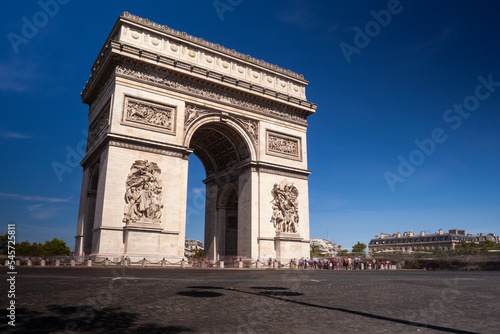 View of the Arc de Triomphe, Paris © bepsphoto