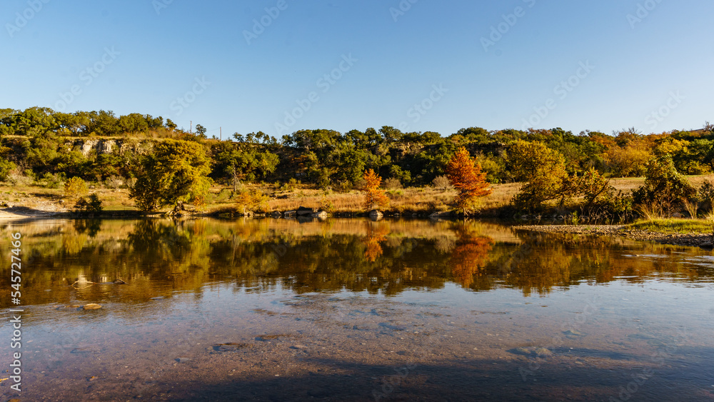 Fall at Pedernales Falls State Park in Blanco, Texas (Texas Hill Country) Fall at Pedernales Falls State Park in Blanco, Texas (Texas Hill Country)