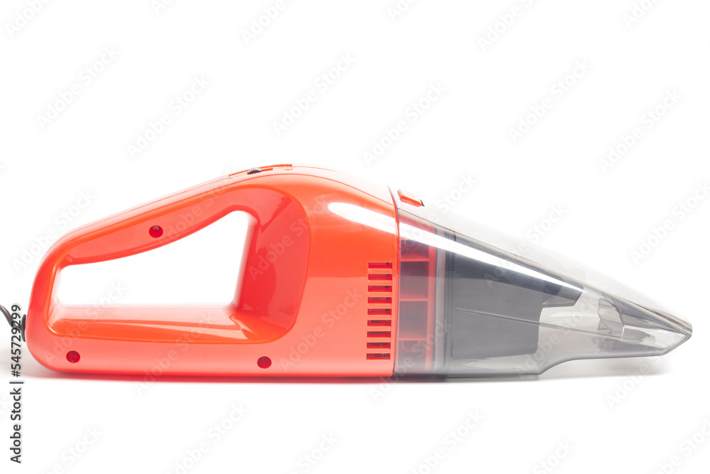 car vacuum cleaner isolated on white background car vacuum cleaner isolated on white background