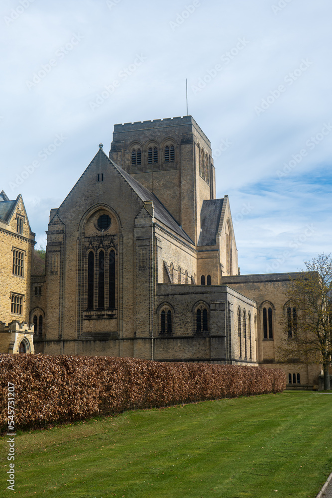 Fototapeta premium Ampleforth Abbey a Benedictine Catholic monastery in North Yorkshire