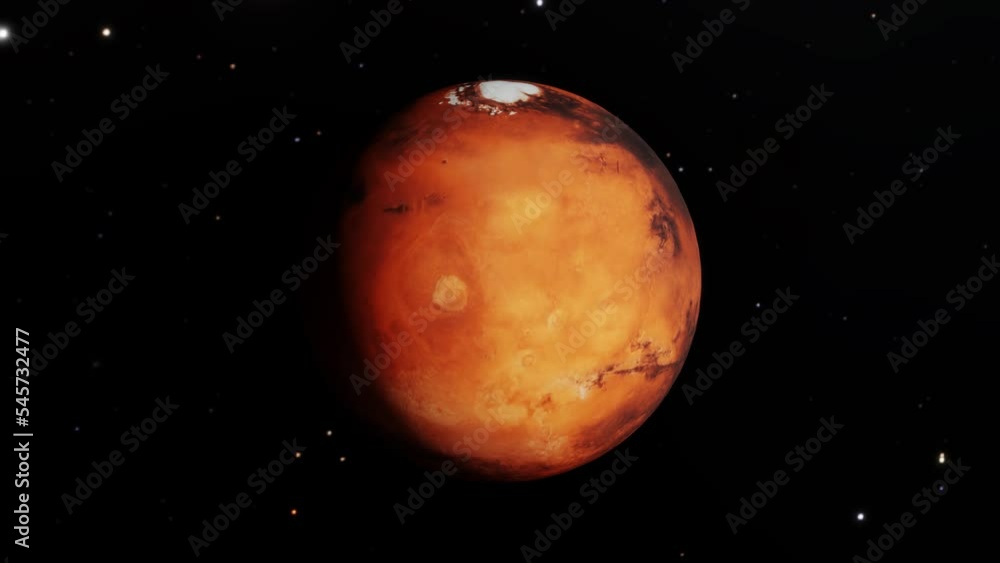 3D Illustration. Red planet Mars in space. 3D Illustration. Red planet Mars in space.