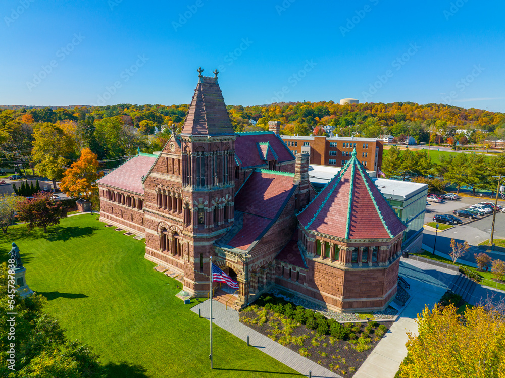 Winn Memorial Library is public library of Woburn, built in 1879 with