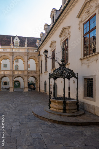 Grazer Landhaus . Landaushof mit Landhausbrunnen . Graz . Steiermark . Österreich photo