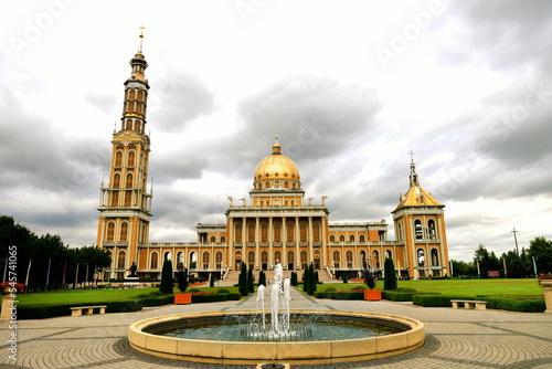 Sanctuary and Basilica of Our Lady of Lichen in small village Lichen. The largest temple in Poland.