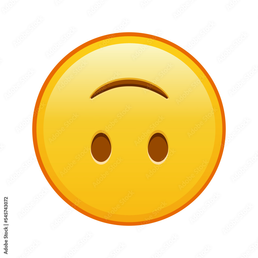 Face Upside Down Large size of yellow emoji smile Face Upside Down Large size of yellow emoji smile