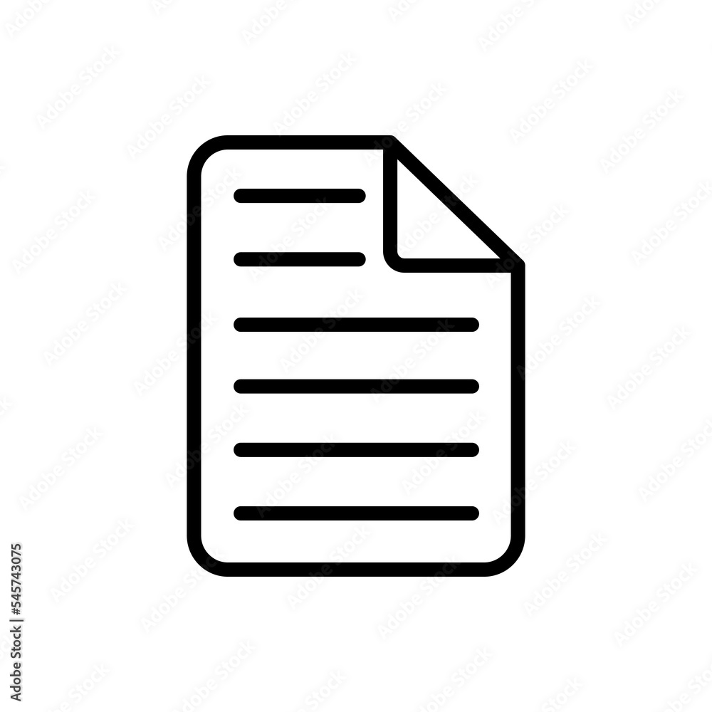 file symbol flat line icon file symbol flat line icon