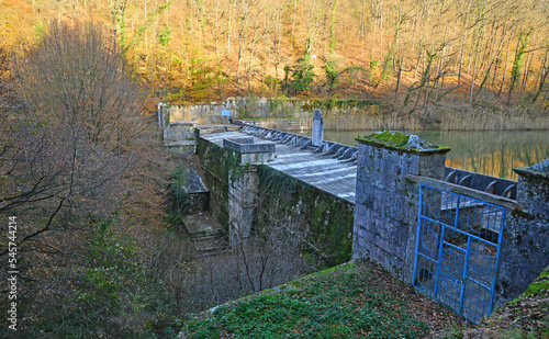 The Kirazlı Dam, located in Istanbul, Turkey, was built in 1818.