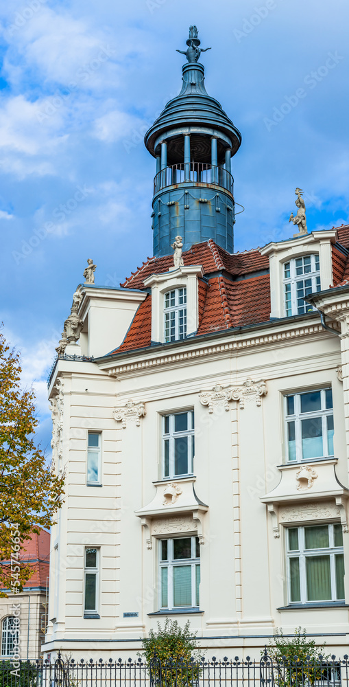 POTSDAM, GERMANY - October 15 2022: Residential building in Potsdam, Germany.