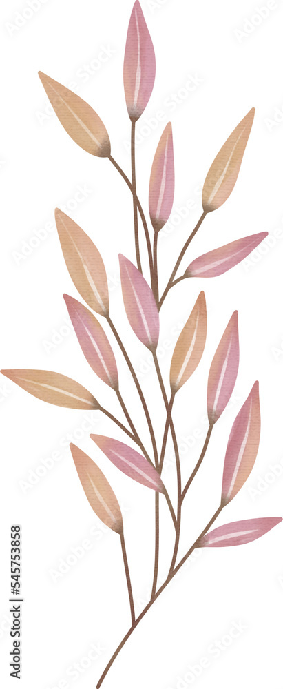 Watercolor leaf painting clipart png Watercolor leaf painting clipart png