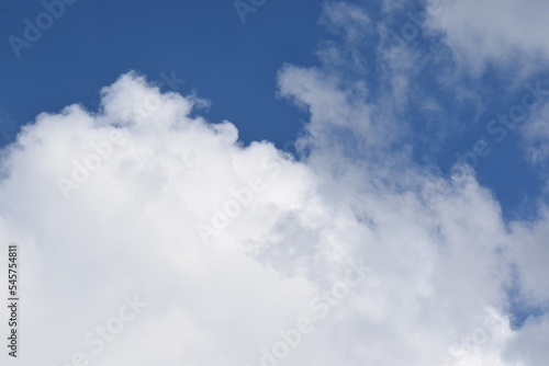 blue sky with clouds