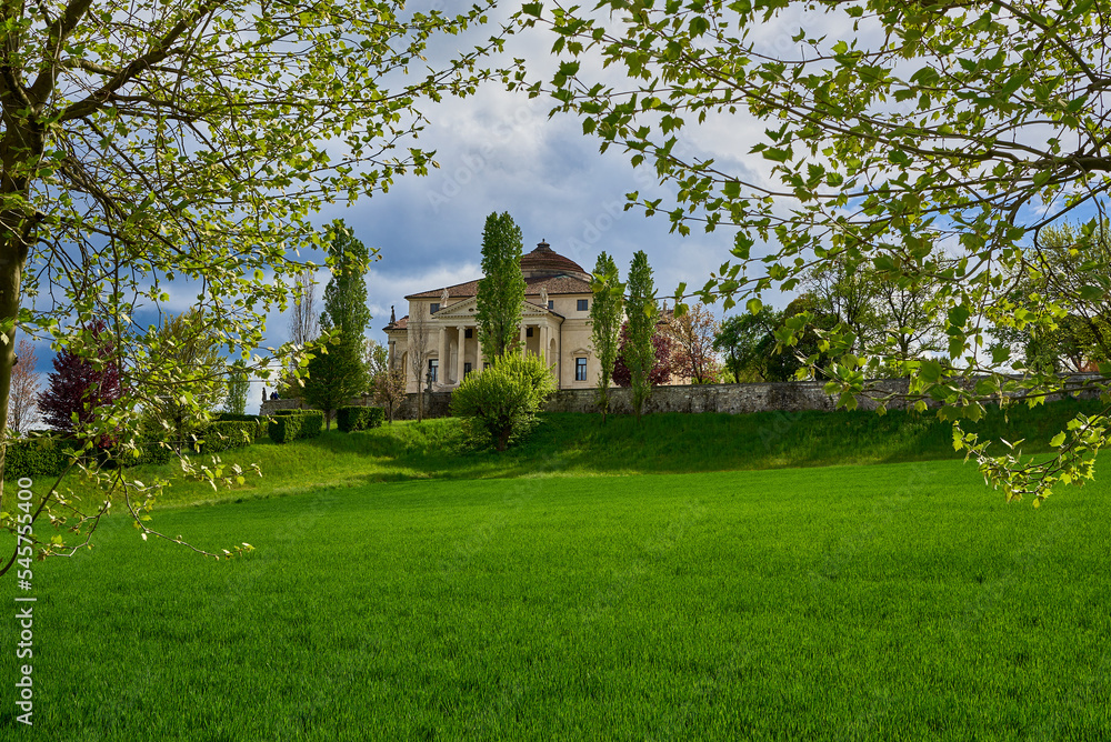 Villa Almerico Capra known as La Rotonda is a Venetian villa near Vicenza. It is one of the most famous and imitated buildings in the history of modern architecture Villa Almerico Capra known as La Rotonda is a Venetian villa near Vicenza. It is one of the most famous and imitated buildings in the history of modern architecture