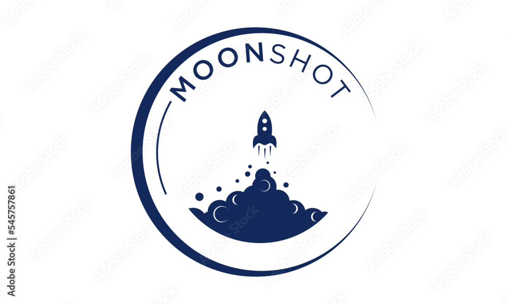 rocket and cloud logo template