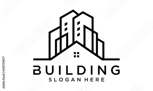building real estate logo template