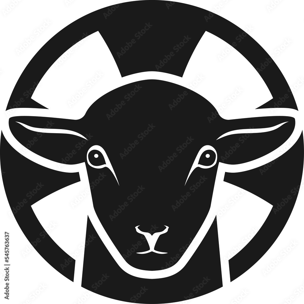 Obraz premium Lamb Of God Christian symbol