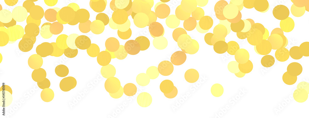 Golden serpentine confetti on transparent background. luxury isolated Golden serpentine confetti on transparent background. luxury isolated