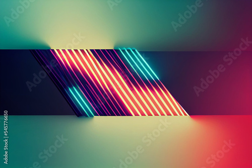 Abstract futuristic background with glowing light effect. Technology style.