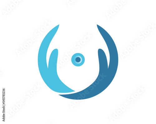 Breast logo icon illustration template 9