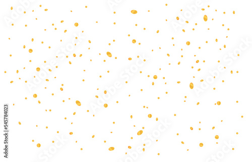 Golden falling confetti vector illustration.