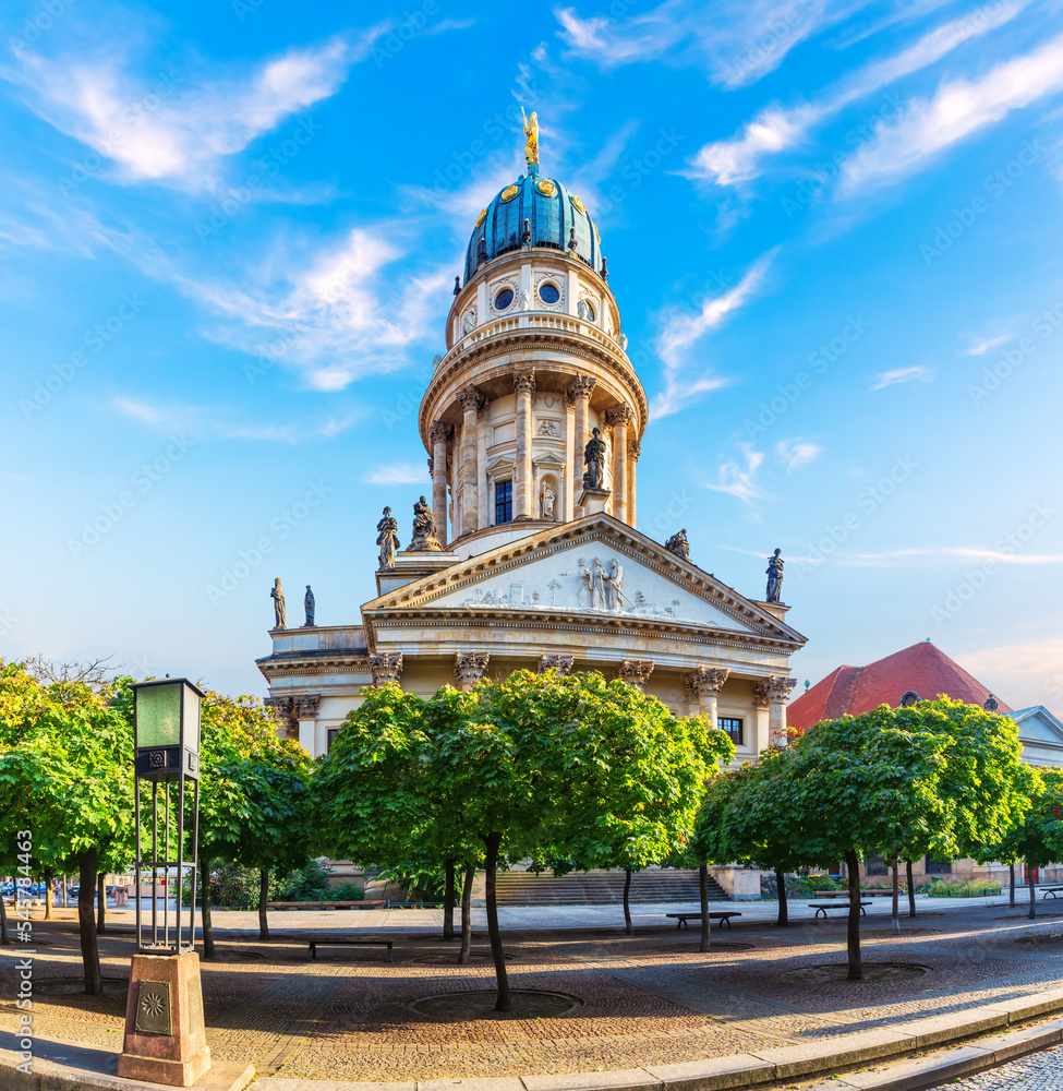 The German Church or the New Church on the Gendarmenmarkt, Berlin, Germany