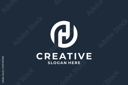Creative letter H logo design inspiration.