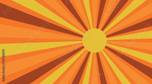 Sunrise background. Bright rays background. Abstract grunge sunbeams background. Vector illustration.