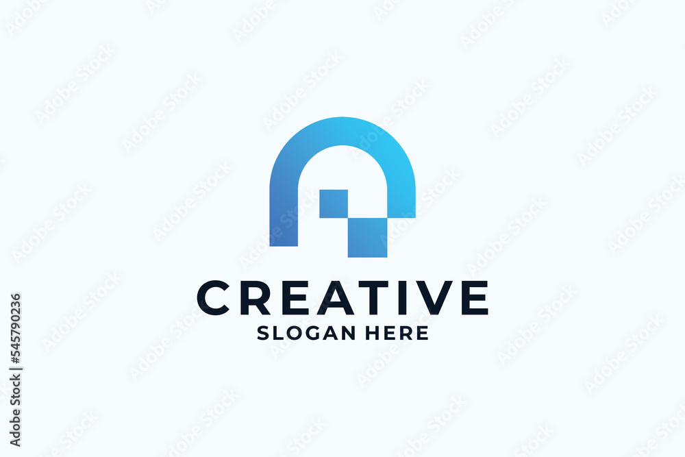 Letter N logo design with creative combination. Letter N logo design with creative combination.