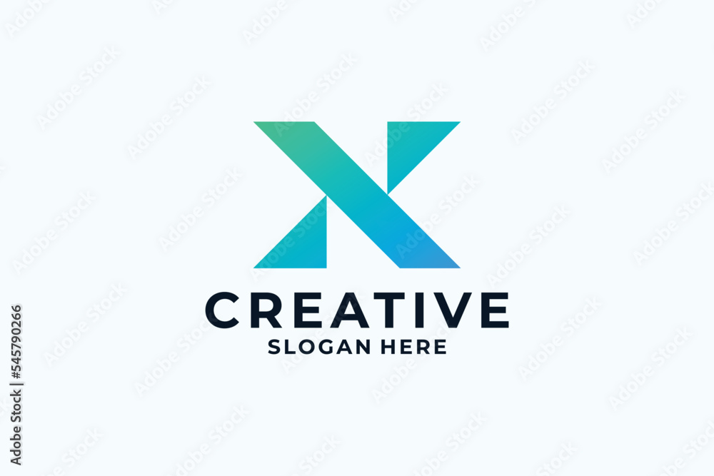 Letter N logo design with creative combination. Letter N logo design with creative combination.