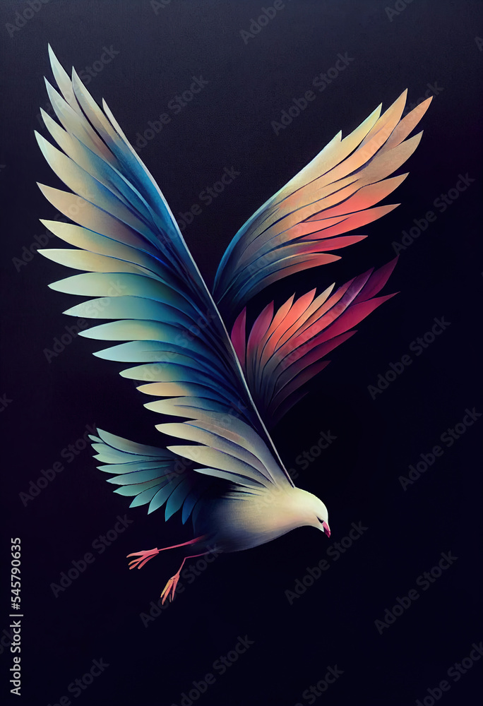 Obraz premium dove in the sky