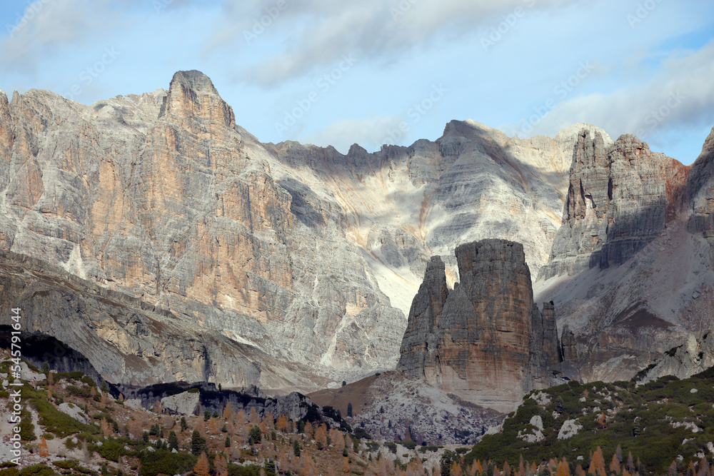 Autumn landscape in the Dolomites, Italy, Europe Autumn landscape in the Dolomites, Italy, Europe