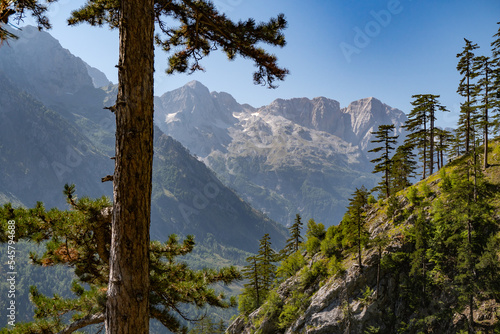 Accursed Mountains landscape, Albania, Valbone region.