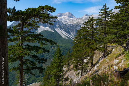 Accursed Mountains landscape, Albania, Valbone region.