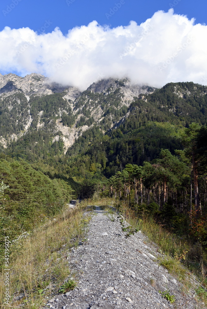 Fototapeta premium Bergwelt Liechtenstein