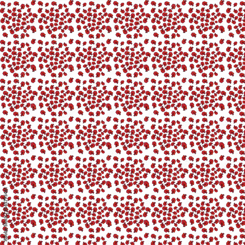 Seamless pattern poppies, remembrance day, poppies, red poppies