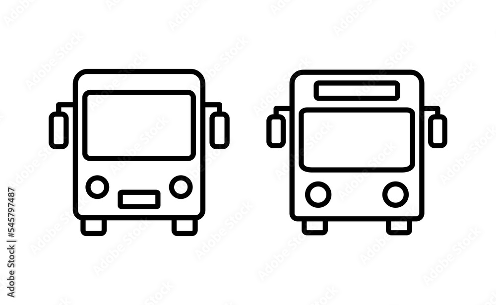 Bus icon vector for web and mobile app. bus sign and symbol. transport symbol Bus icon vector for web and mobile app. bus sign and symbol. transport symbol