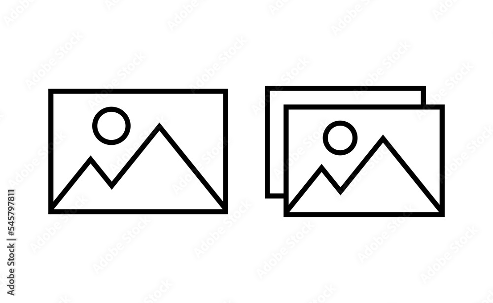 Picture icon vector for web and mobile app. photo gallery sign and symbol. image icon Picture icon vector for web and mobile app. photo gallery sign and symbol. image icon
