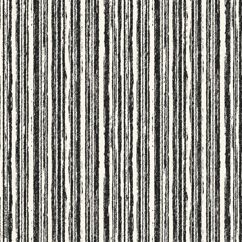 Charcoal Grain Stroke Textured Striped Pattern