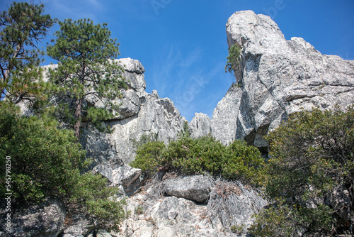 Granite Rock Formations at Castle Crag State Park, California