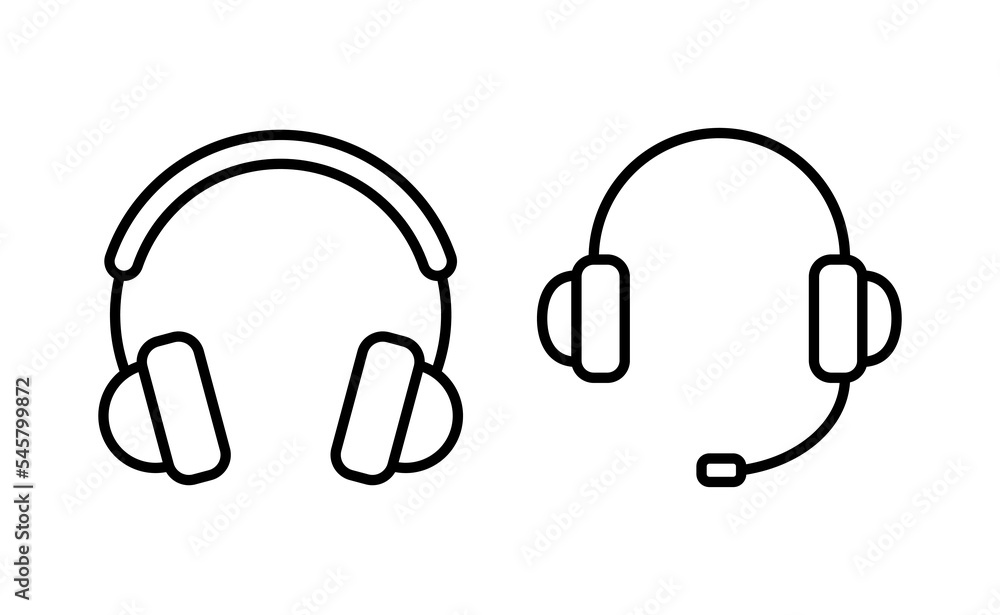 Headphone icon vector for web and mobile app. headphone sign and symbol Headphone icon vector for web and mobile app. headphone sign and symbol