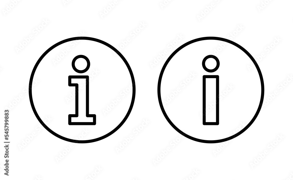 Info sign icon vector for web and mobile app. about us sign and symbol. Faq icon Info sign icon vector for web and mobile app. about us sign and symbol. Faq icon