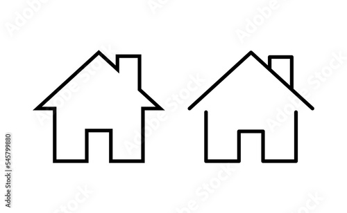 House icon vector for web and mobile app. Home sign and symbol