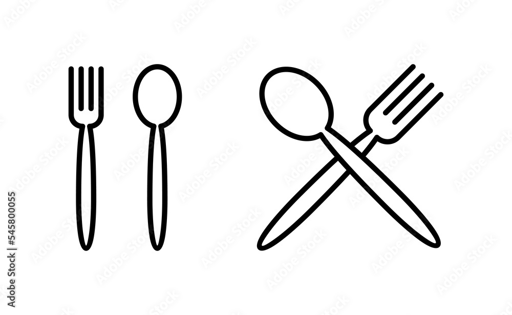 spoon and fork icon vector for web and mobile app. spoon, fork and knife icon vector. restaurant sign and symbol spoon and fork icon vector for web and mobile app. spoon, fork and knife icon vector. restaurant sign and symbol