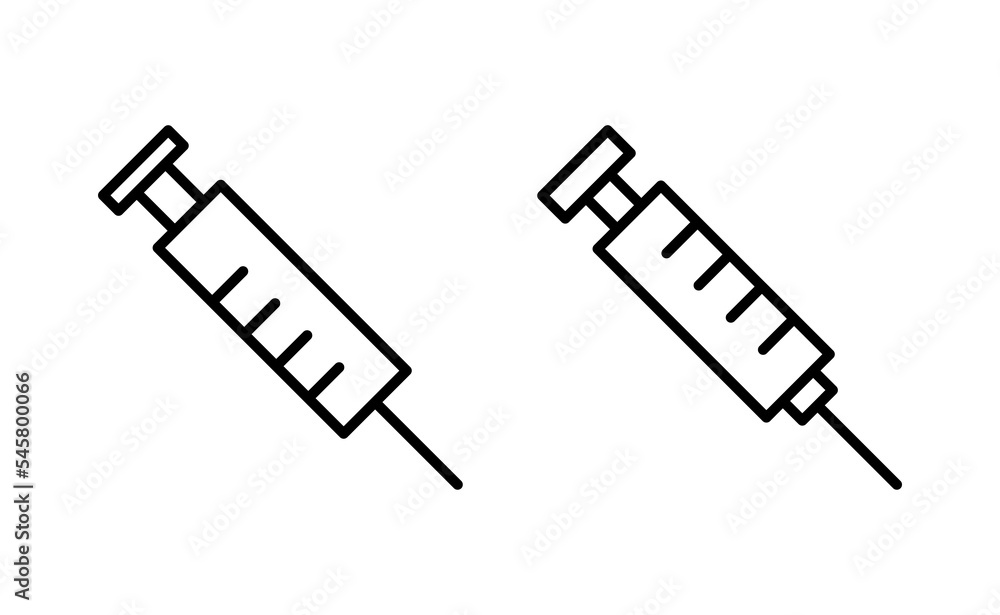 Syringe icon vector for web and mobile app. injection sign and symbol. vaccine icon Syringe icon vector for web and mobile app. injection sign and symbol. vaccine icon