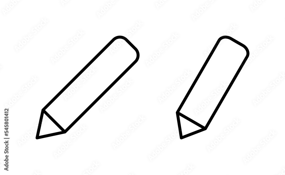 Pencil icon vector for web and mobile app. pen sign and symbol. edit icon vector Pencil icon vector for web and mobile app. pen sign and symbol. edit icon vector
