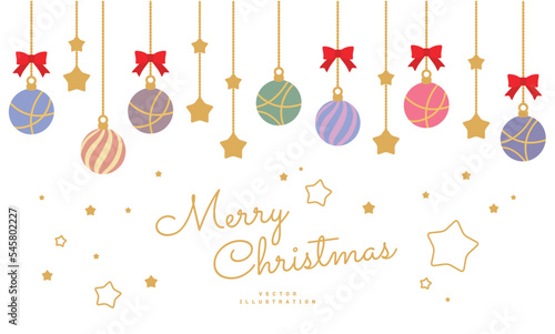 クリスマス デコレーション イラスト素材