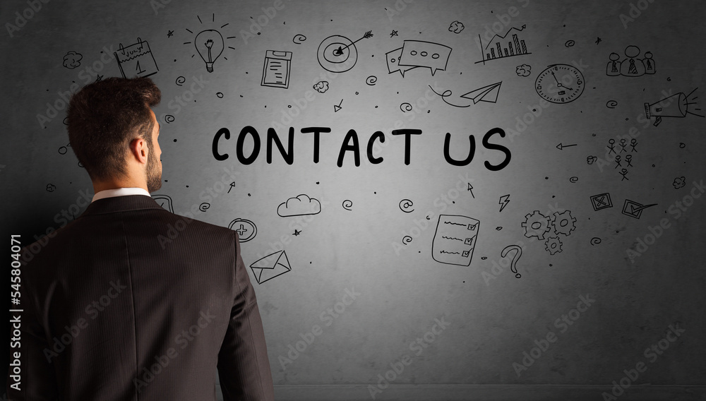 businessman drawing a creative idea sketch businessman drawing a creative idea sketch