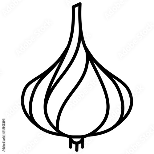 White garlic icon